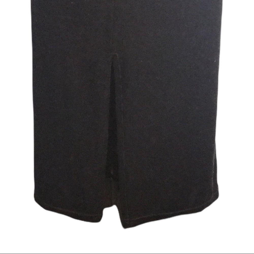 Dress Barn Vintage Black Velvet Maxi Skirt Size M - Picture 2 of 4